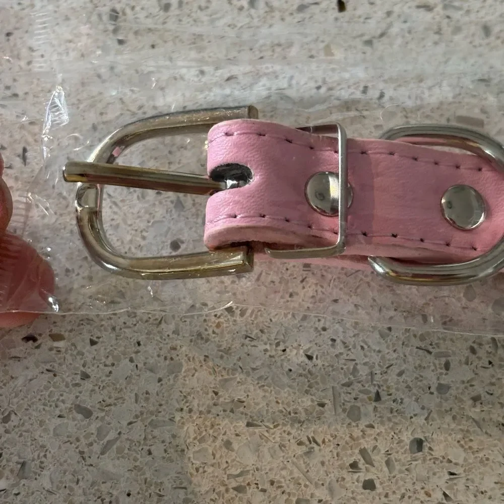 Pink Studded dog collar for an extra large dog breed, NWT